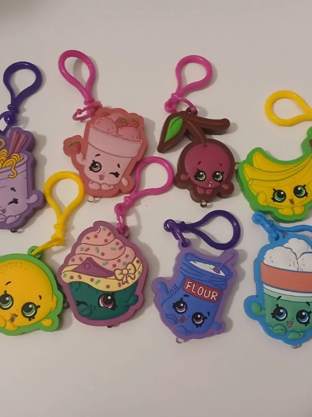 Shopkins Light Up Keychains Full Series Set of 8